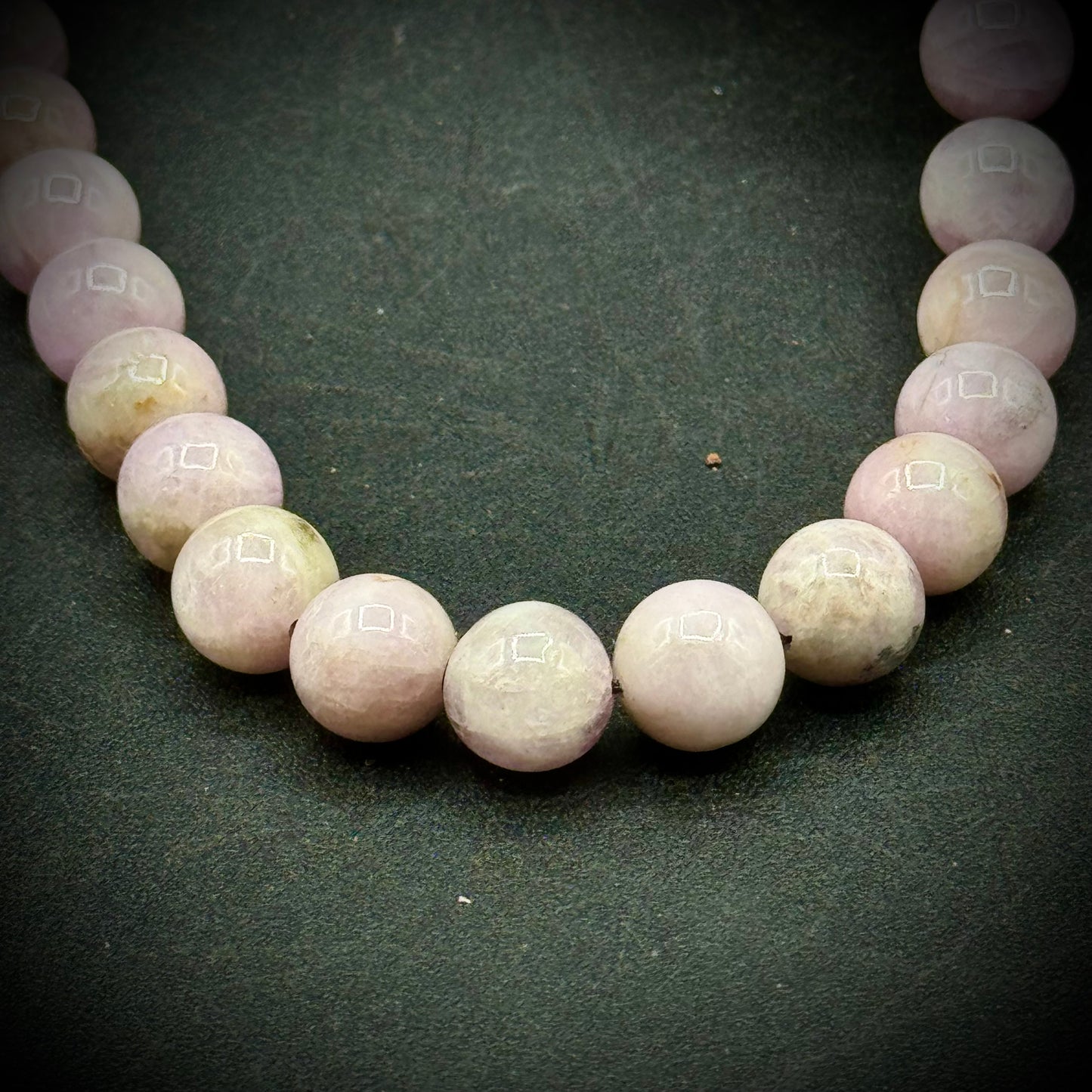 Lavender Jade Bead Necklace