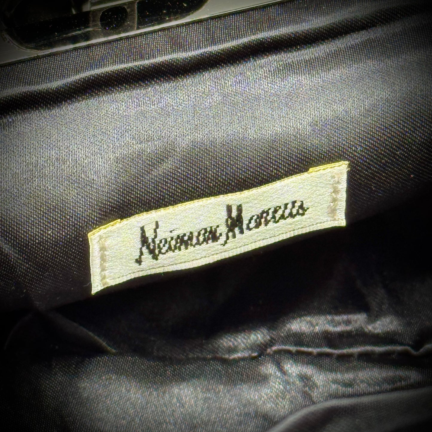Exquisite Vintage Neiman Marcus Evening Bag with Swarovski Crystals