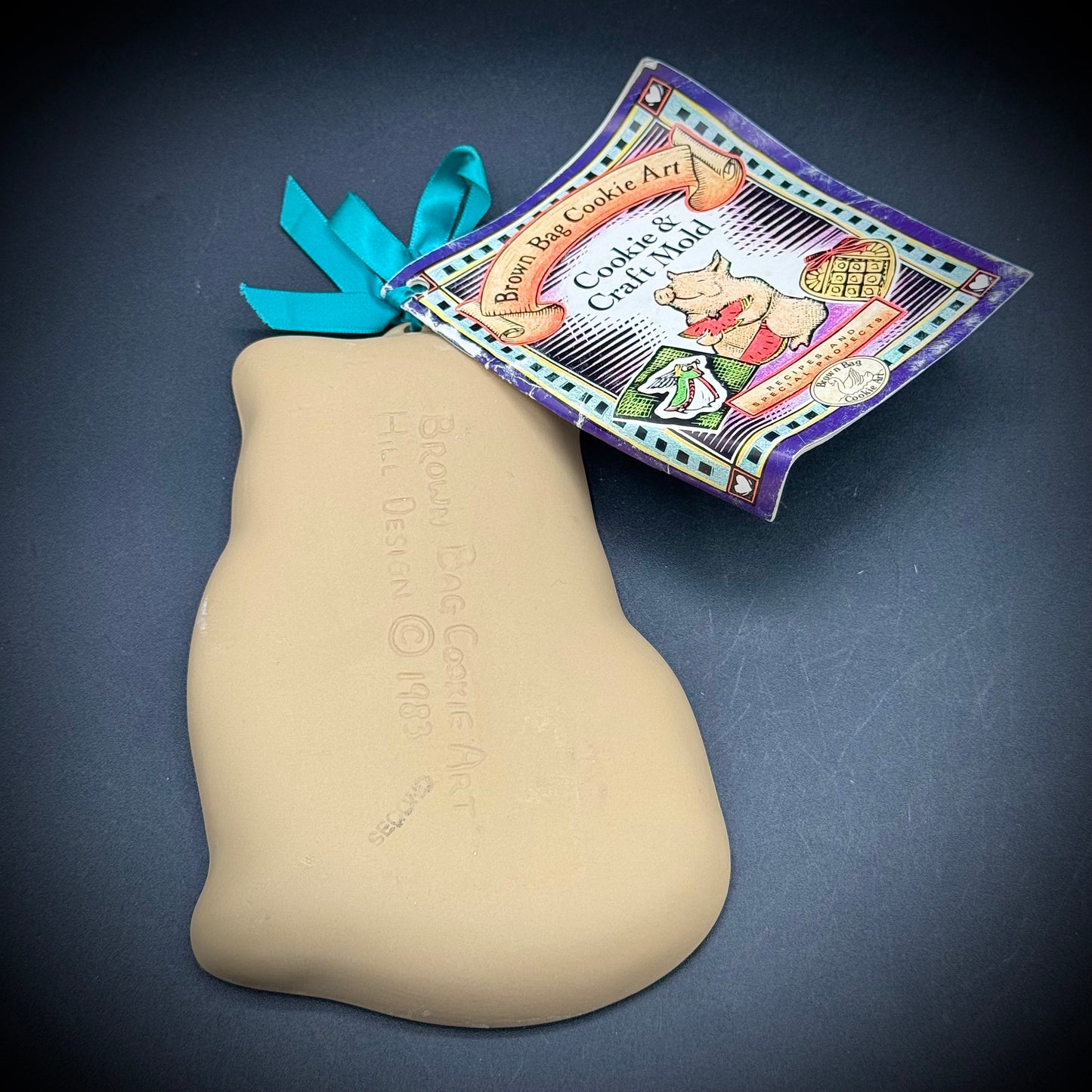 1980s Brown Bag Cat Cookie Press