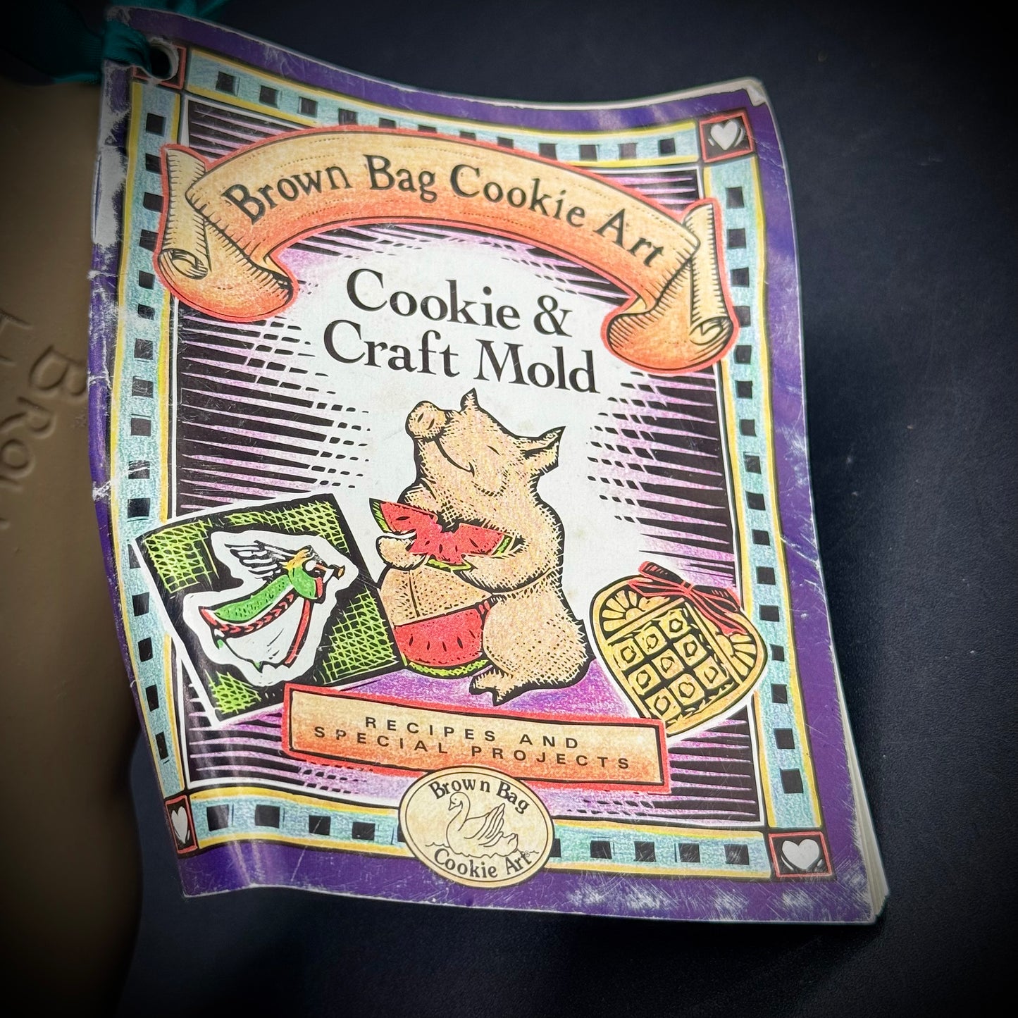 1980s Brown Bag Cat Cookie Press