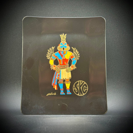 Vintage Hopi Kachina Couroc of Monterey Dish