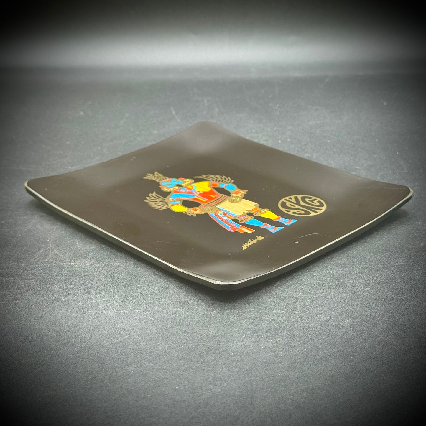 Vintage Hopi Kachina Couroc of Monterey Dish