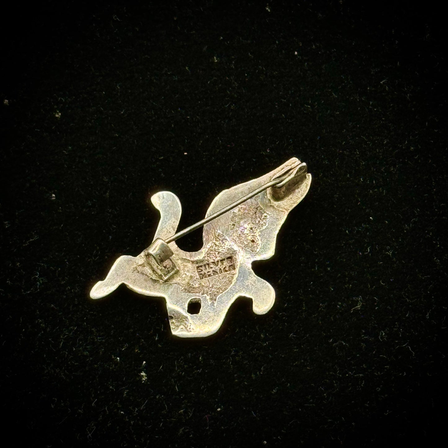 Sterling Silver Playful Donkey Pin