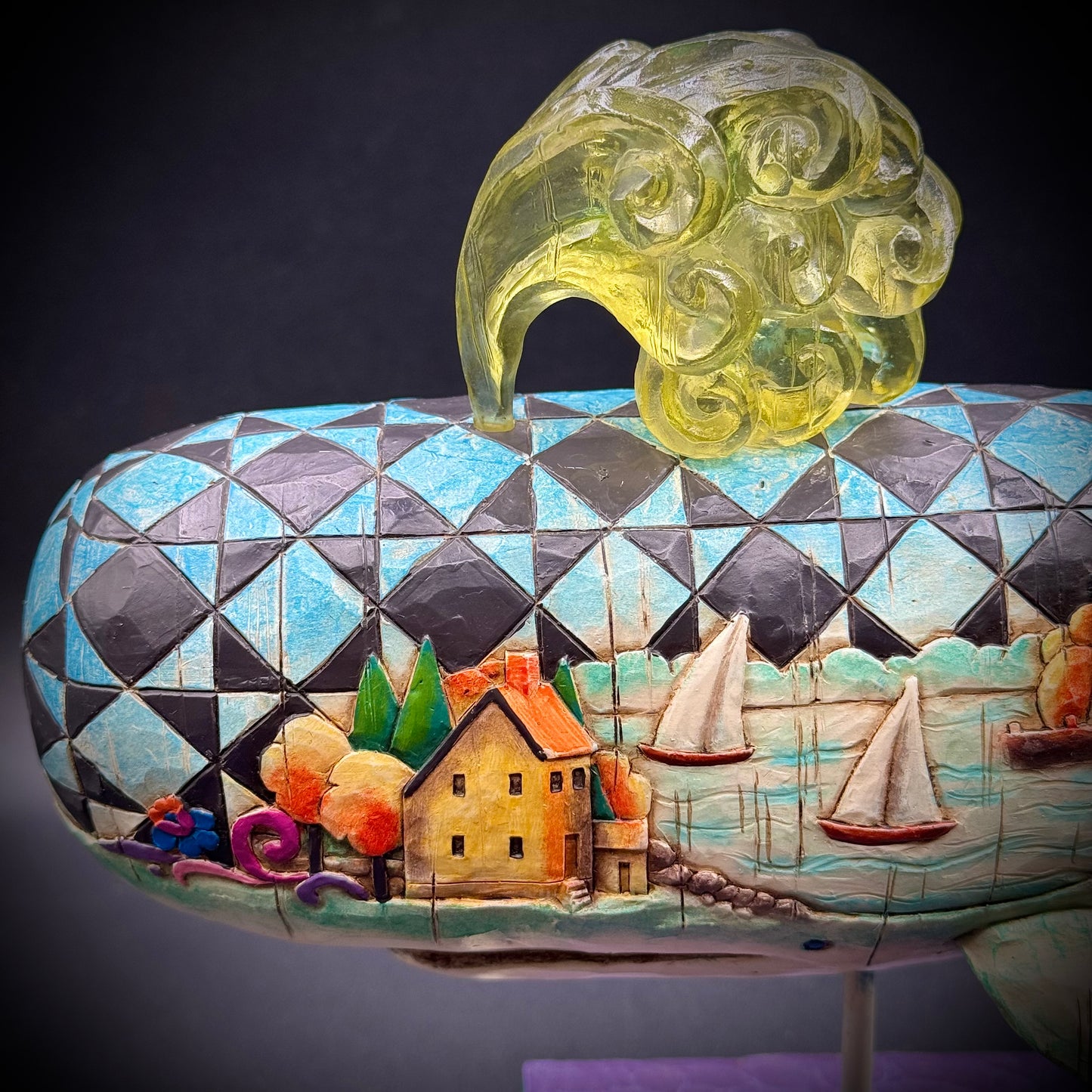 Stunning Jim Shore Whale Figurine "God's Greatest Creature"