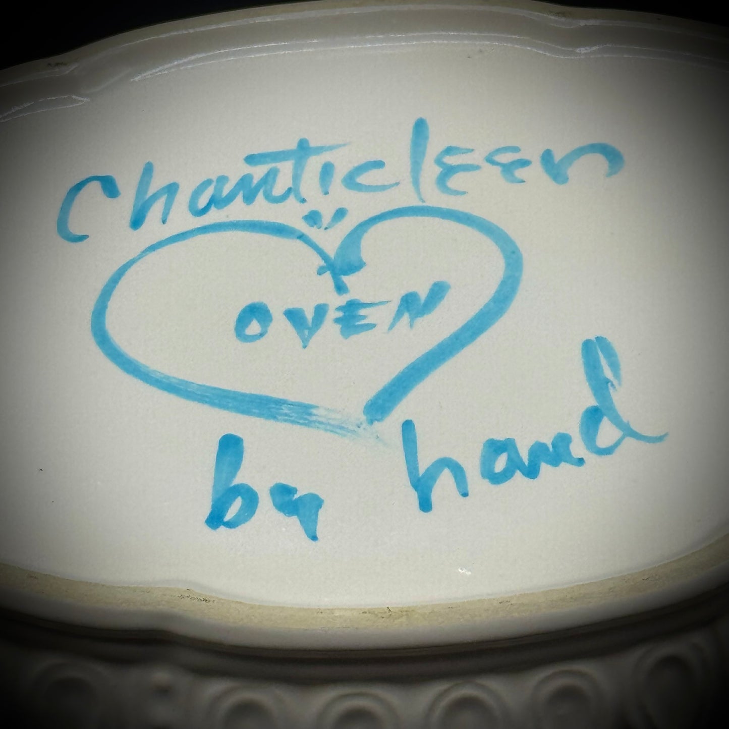 Chanticleer by Hand Lemon Motif Lidded Casserole