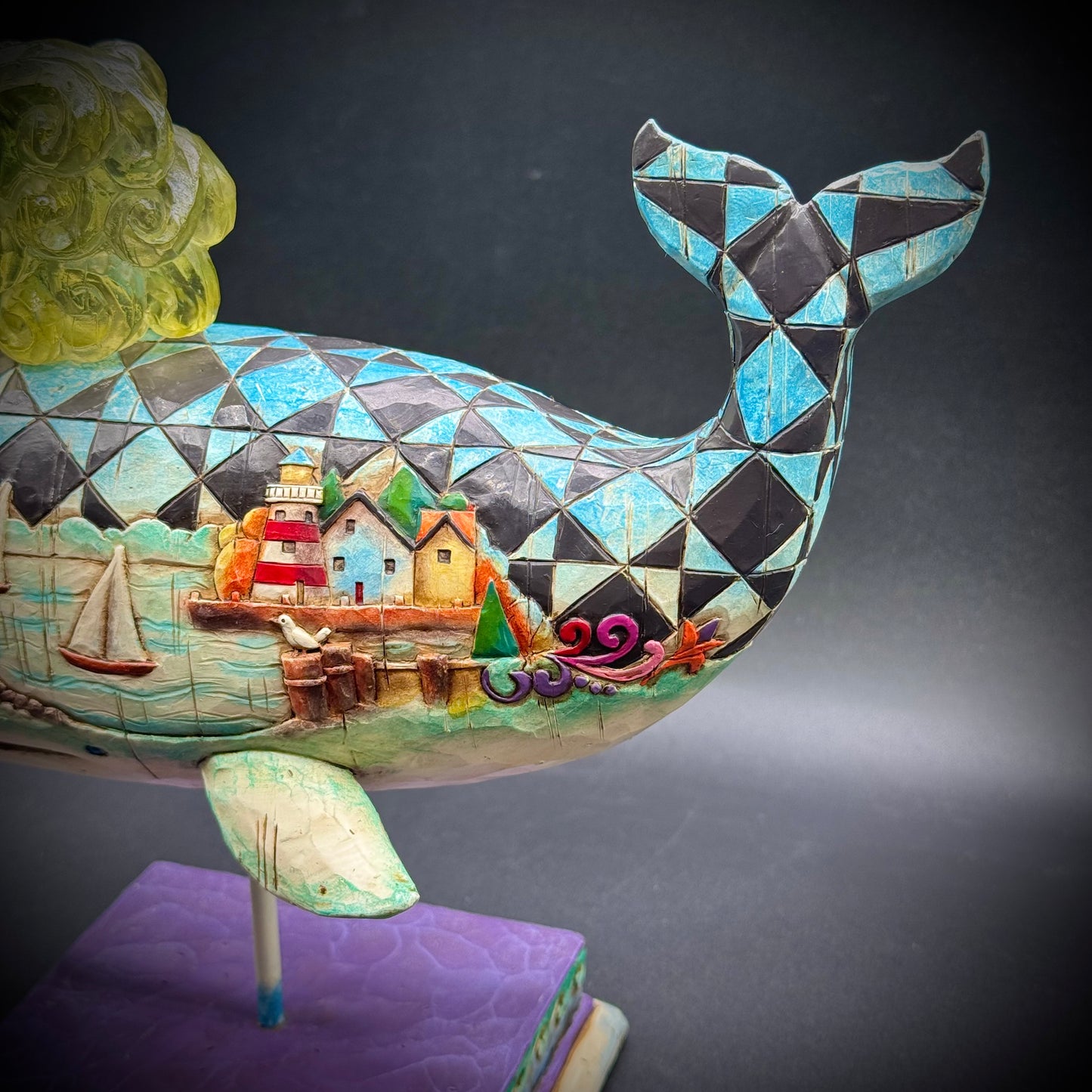 Stunning Jim Shore Whale Figurine "God's Greatest Creature"