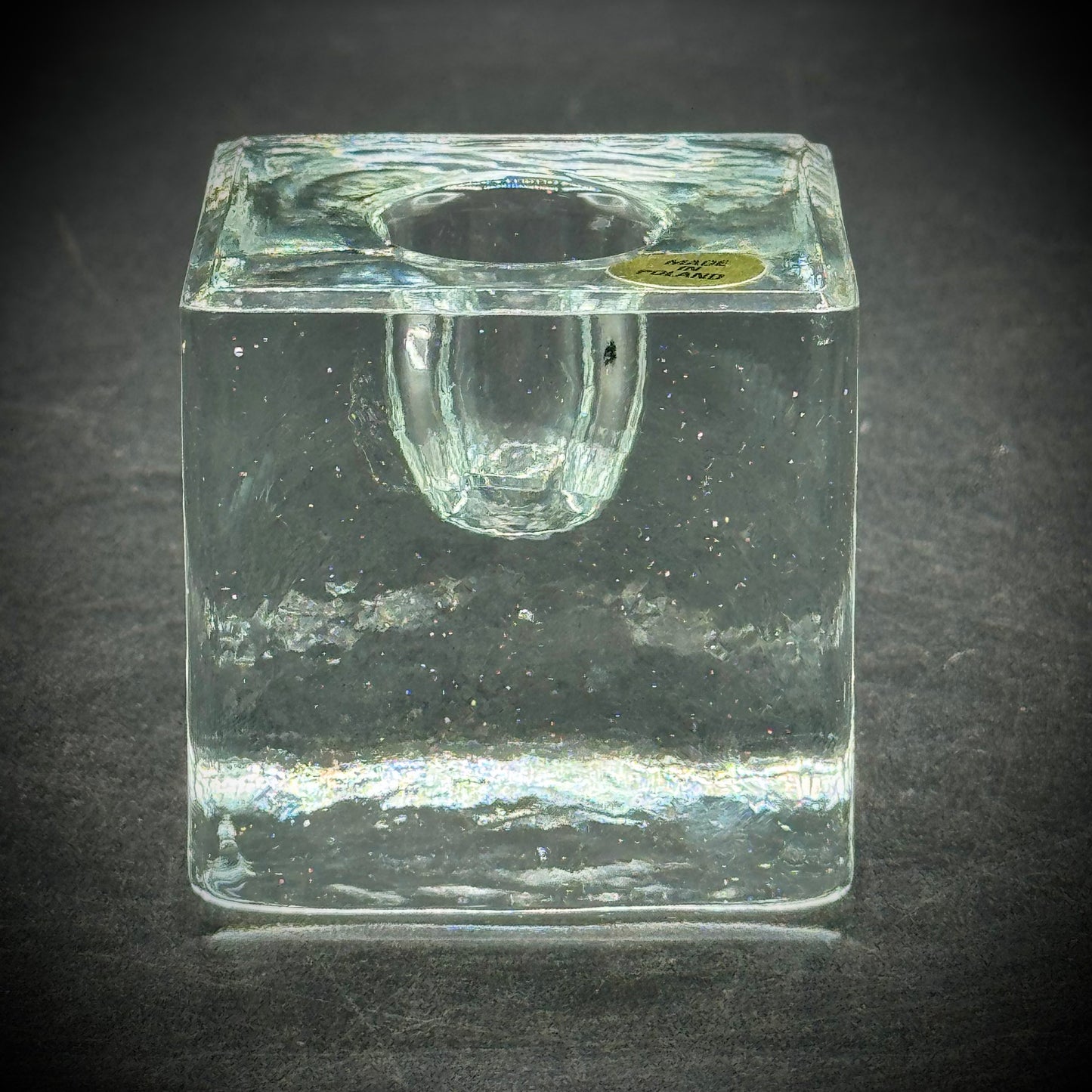 Polish Ice Cube Crystal Votive