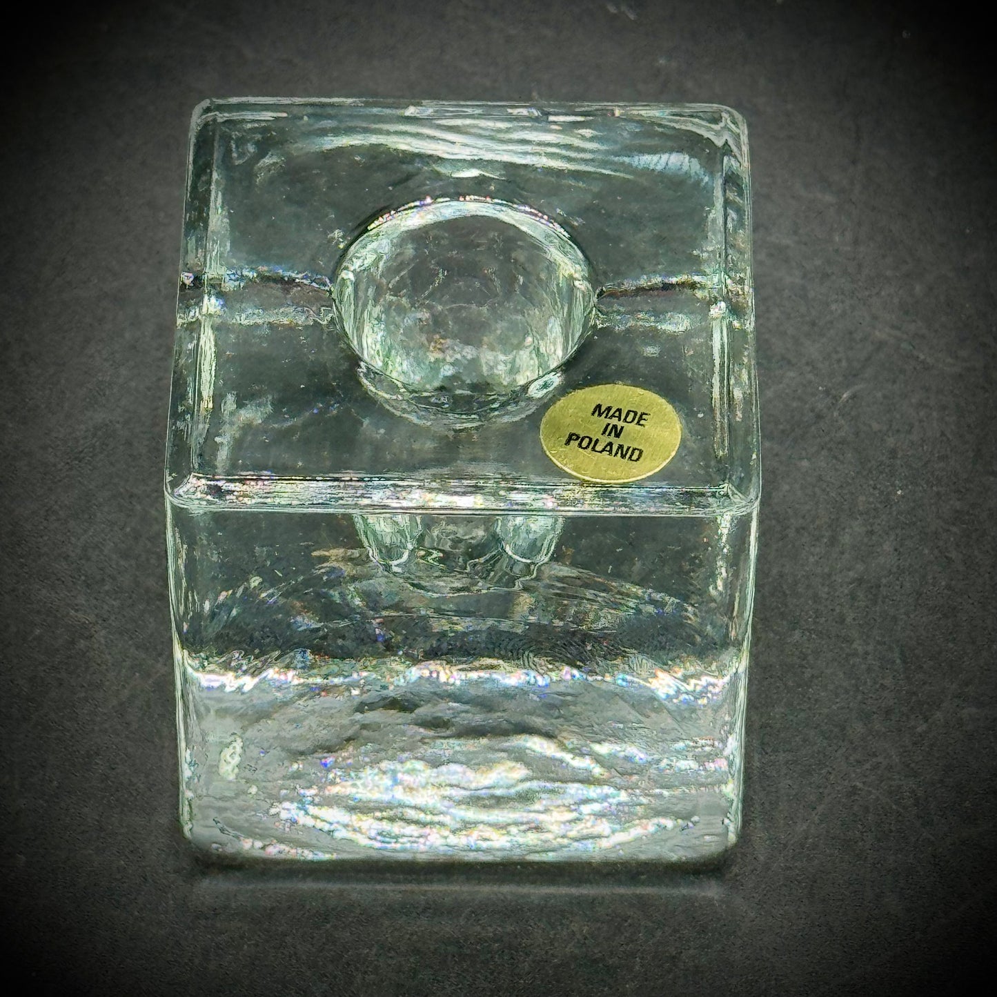 Polish Ice Cube Crystal Votive