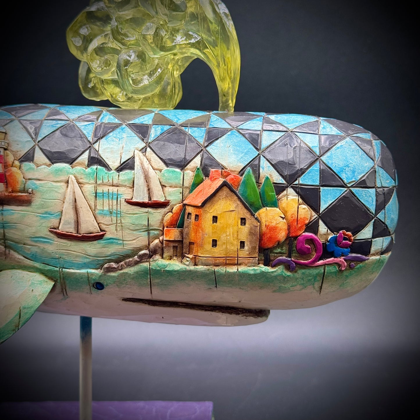 Stunning Jim Shore Whale Figurine "God's Greatest Creature"