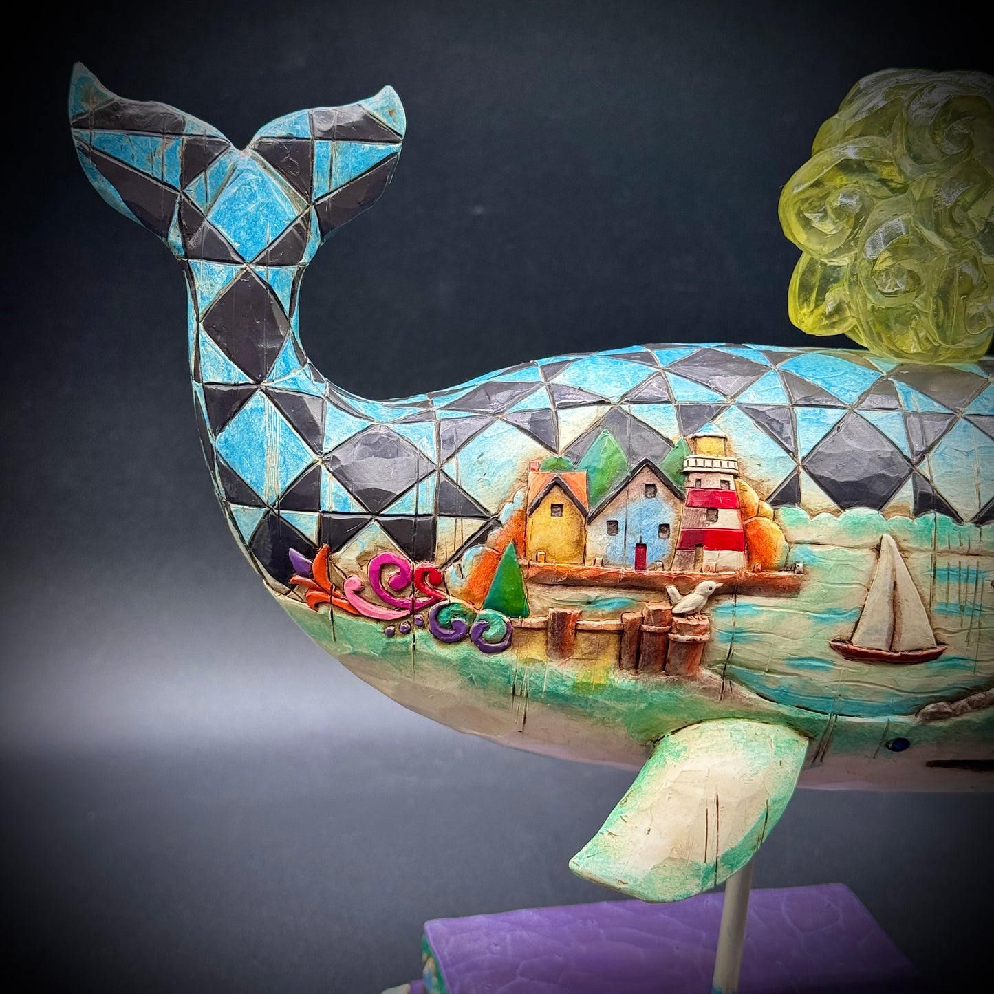 Stunning Jim Shore Whale Figurine "God's Greatest Creature"