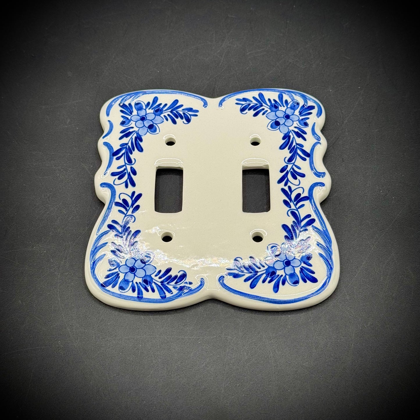 New Delft Holland Painted Light Switch Cover