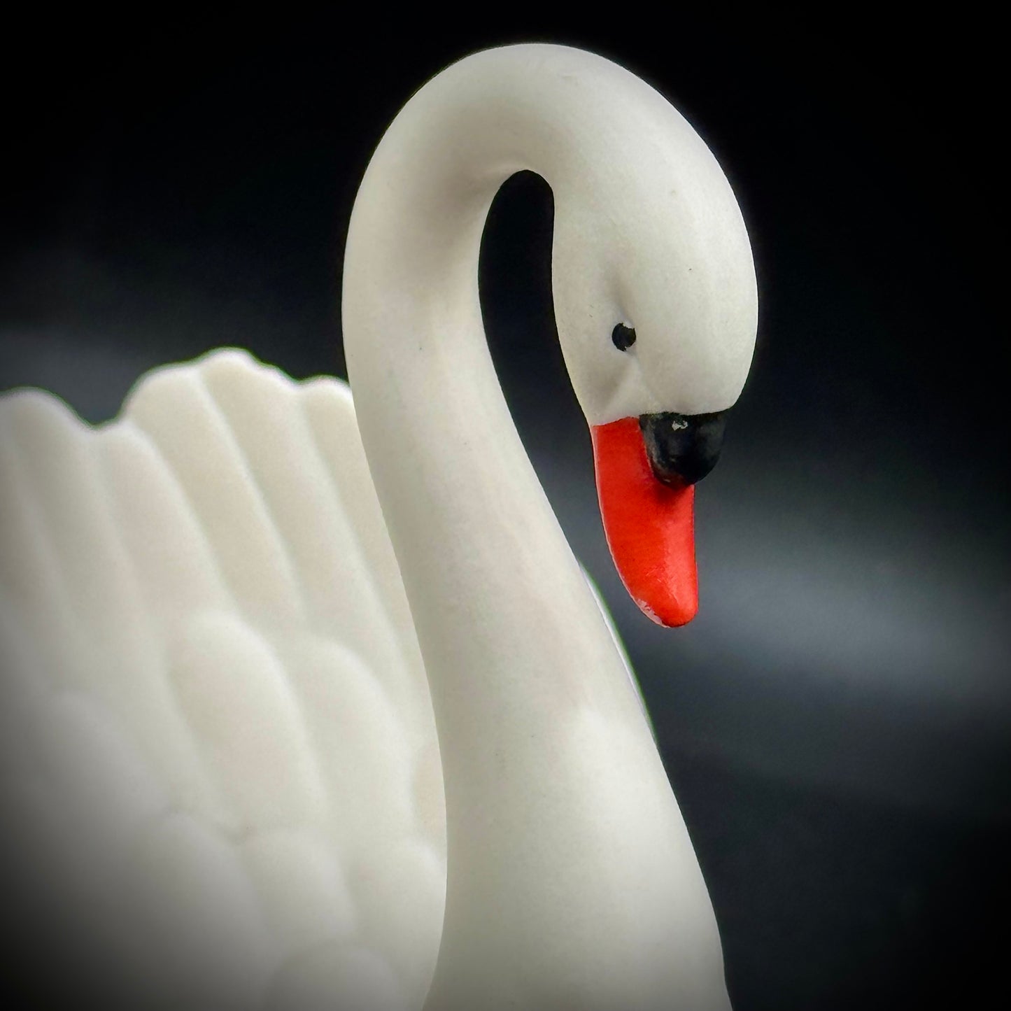 Vintage 1967 Goebel W. Germany Large Porcelain Swan