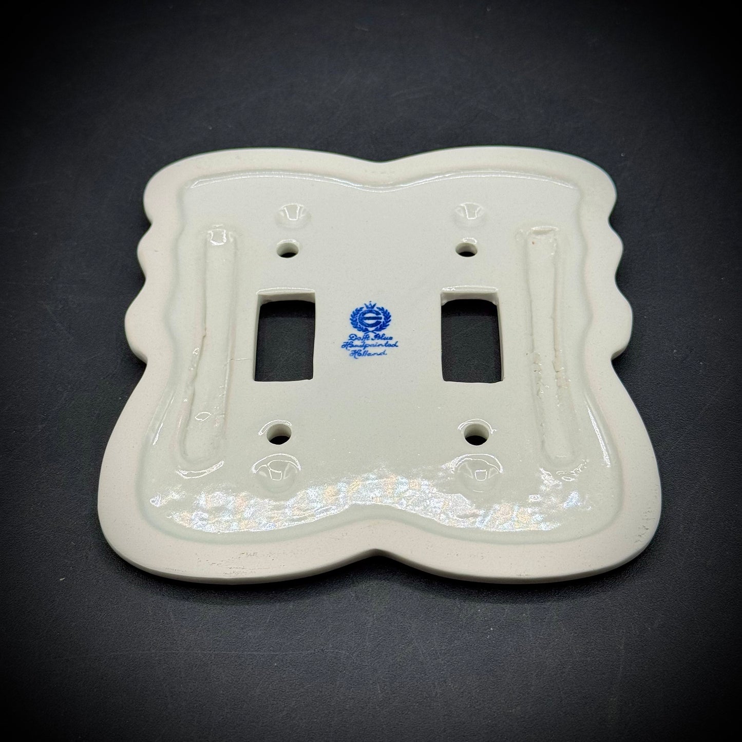 New Delft Holland Painted Light Switch Cover