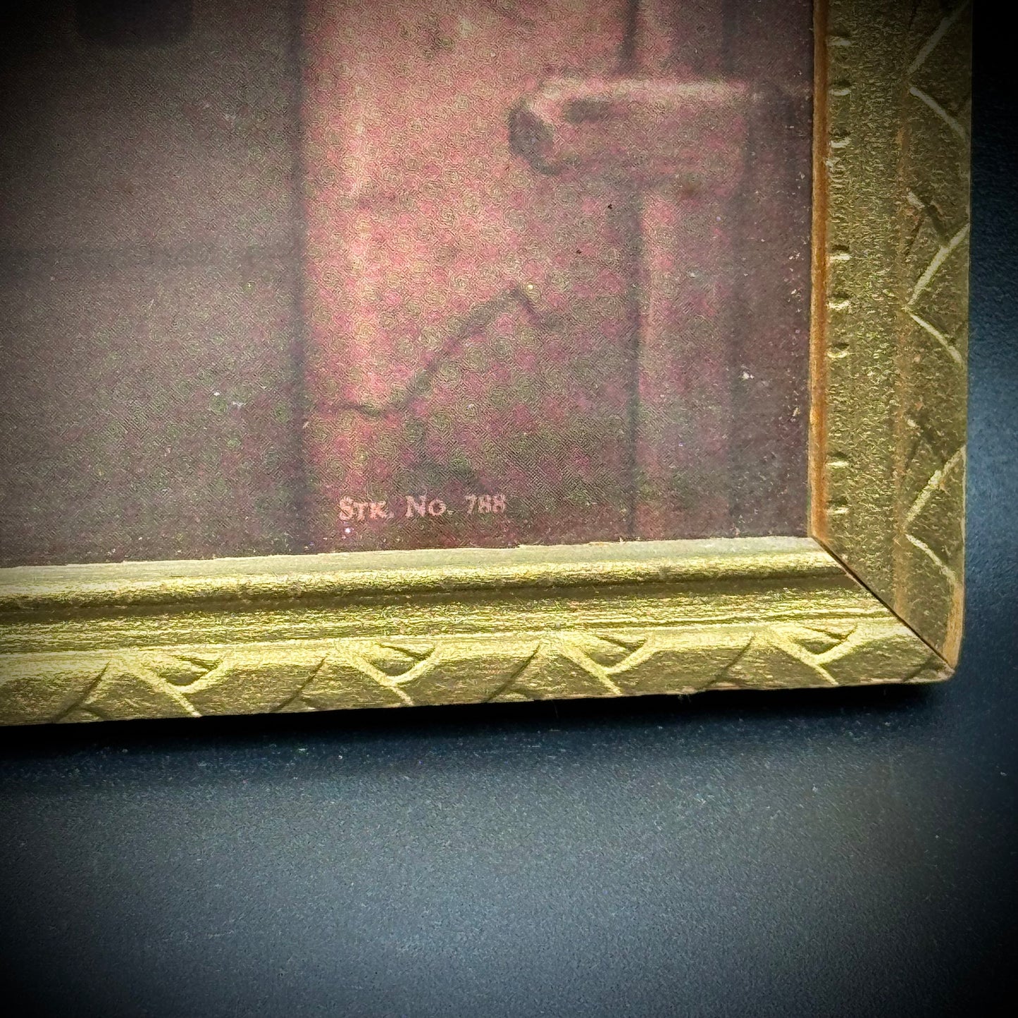 Antique Framed "Jesus Knocking At The Door" Lithograph - Chicago, USA