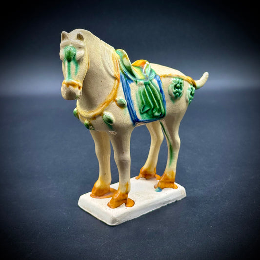 Tang Dynasty Style Ceramic Horse Figurine