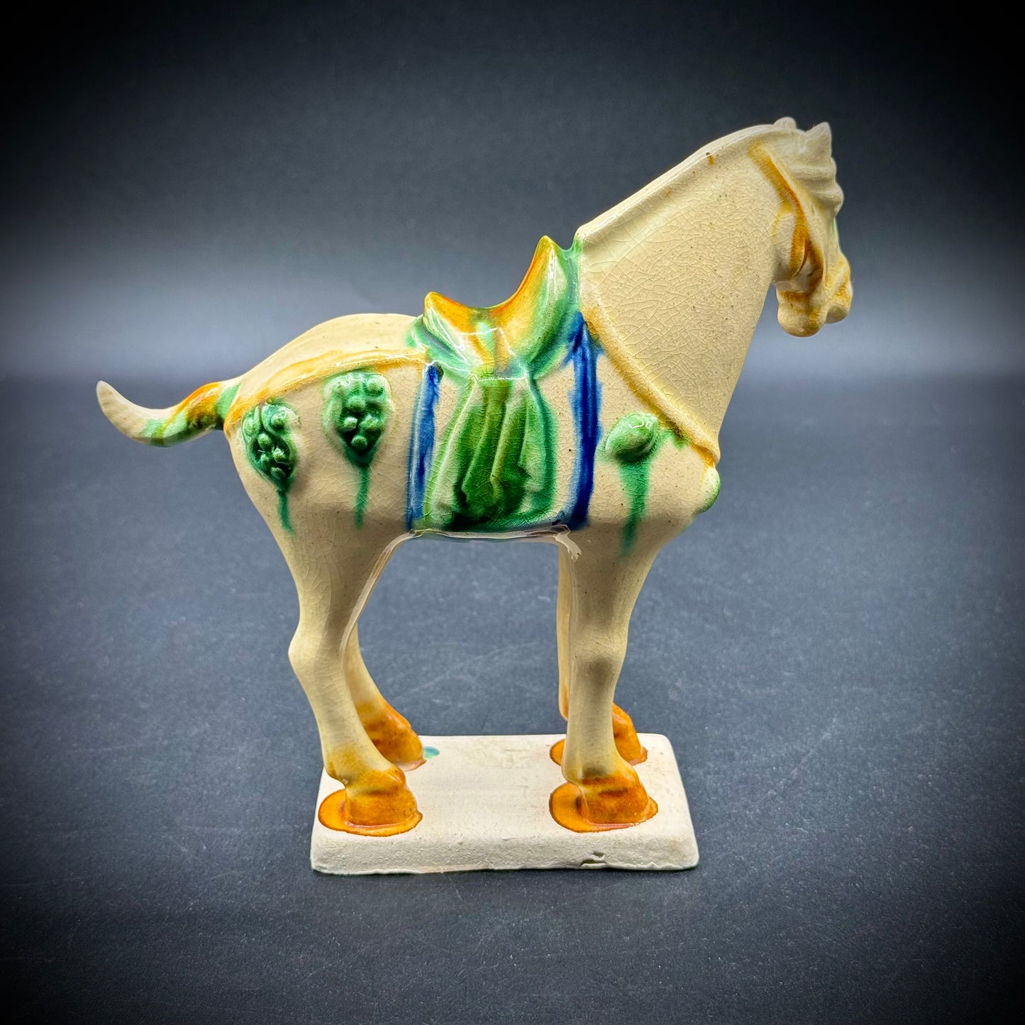 Tang Dynasty Style Ceramic Horse Figurine