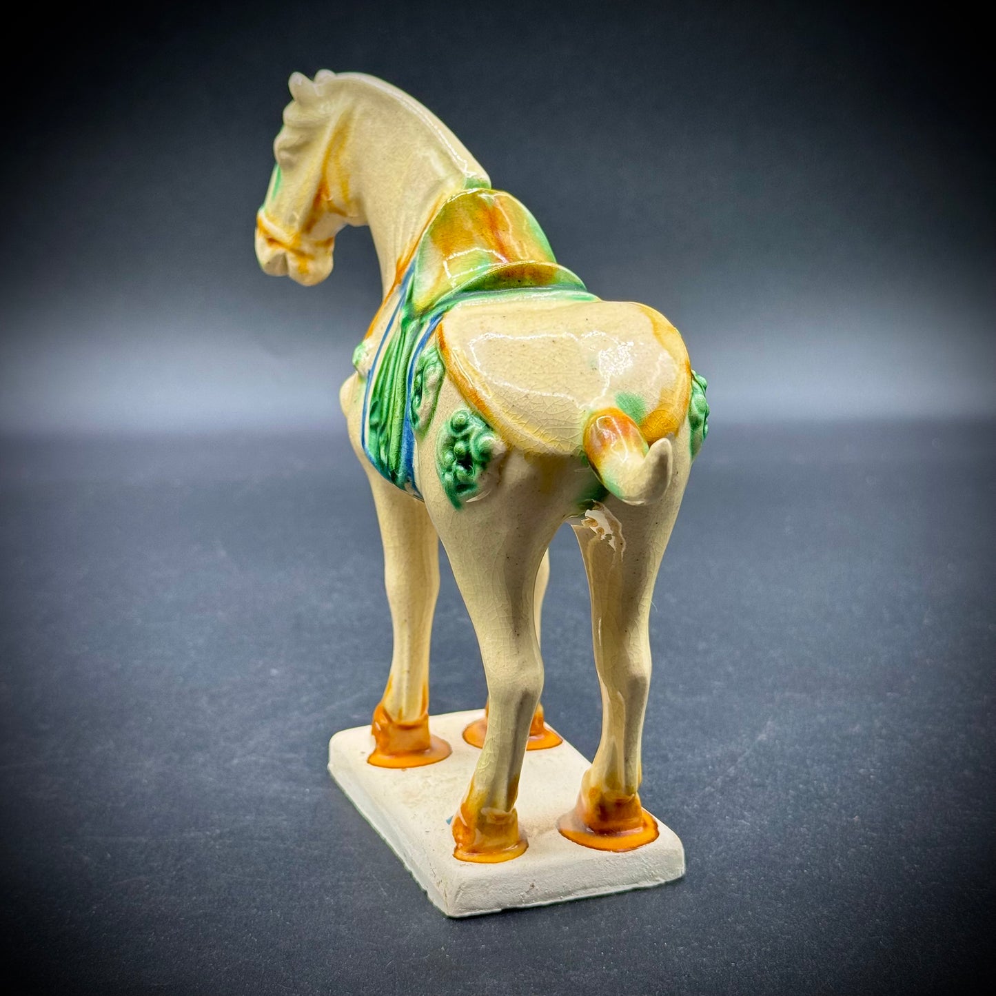 Tang Dynasty Style Ceramic Horse Figurine