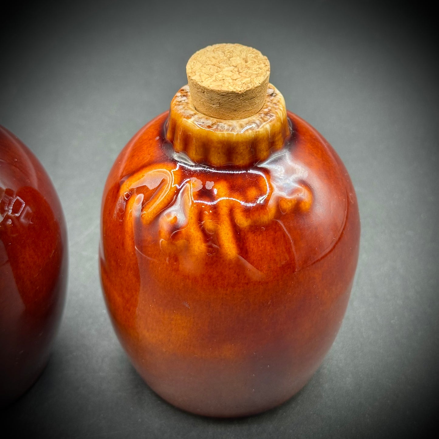 Vintage Hull Oven Proof Salt & Pepper Set