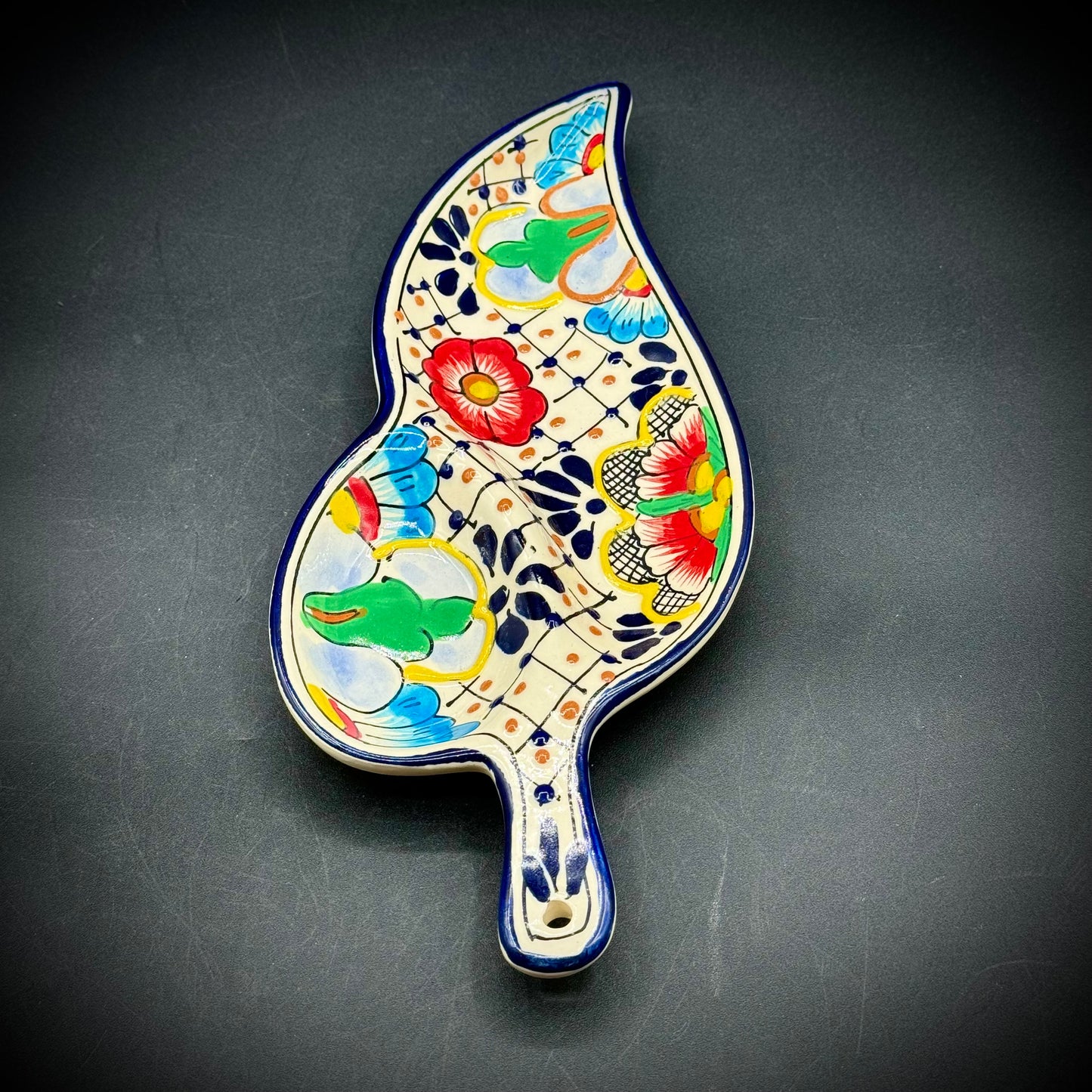 Talavera Sectioned Leaf Dish