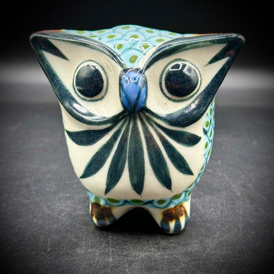 Amazing Signed Original Ken Edwards Tonala Pottery Owl