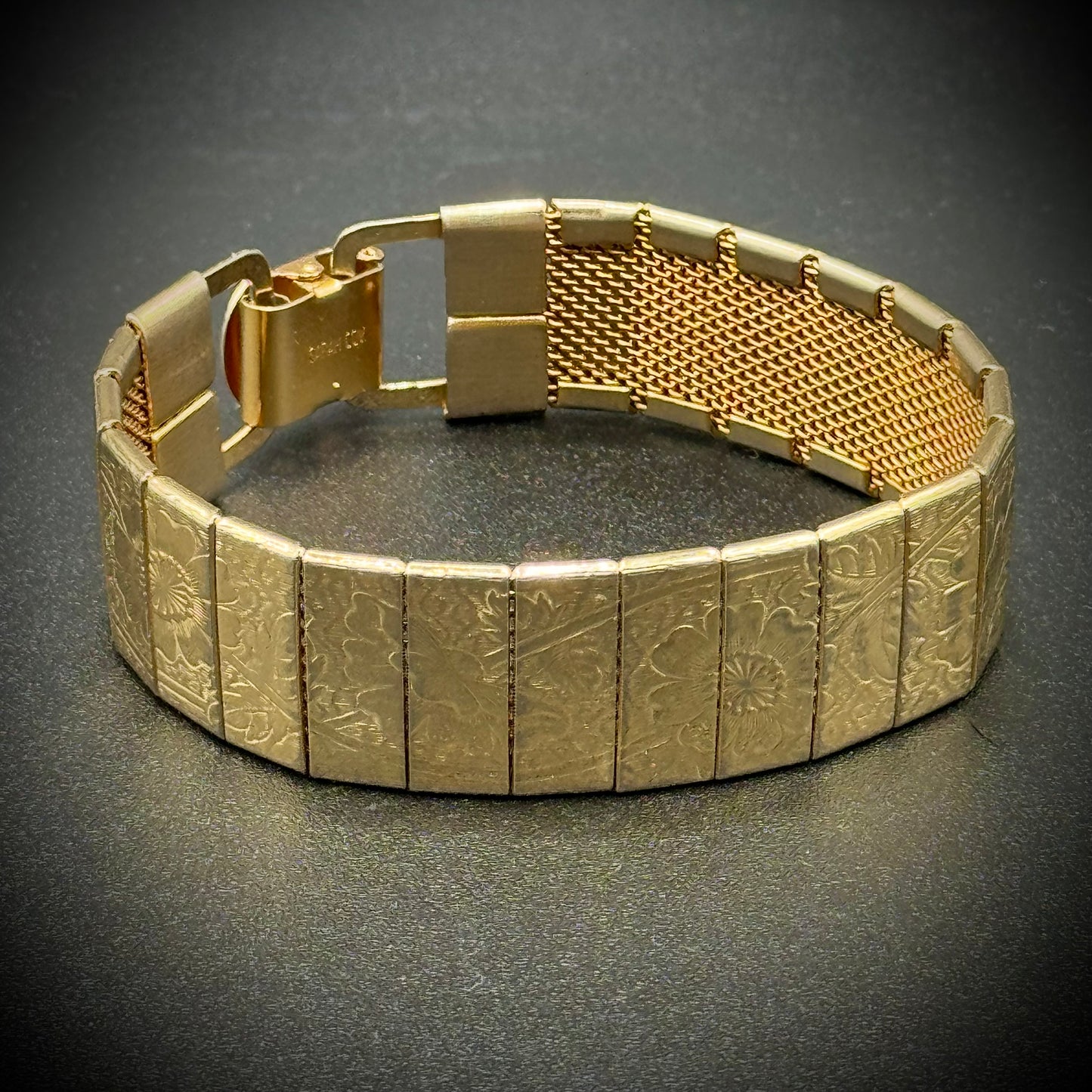 Vintage Sarah Coventry Etched Bracelet