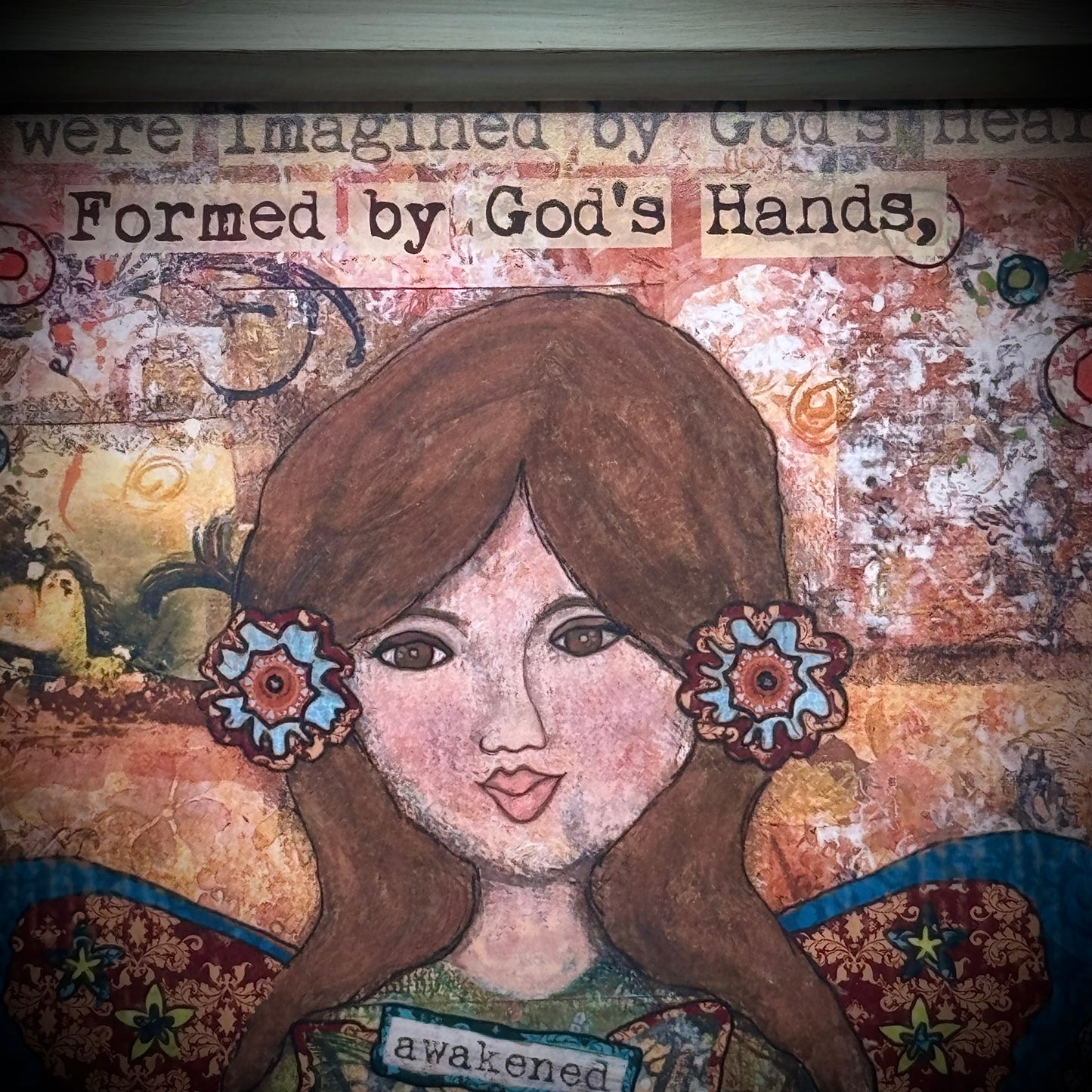 Beautiful Framed Angel Art Print by Sedona Artist