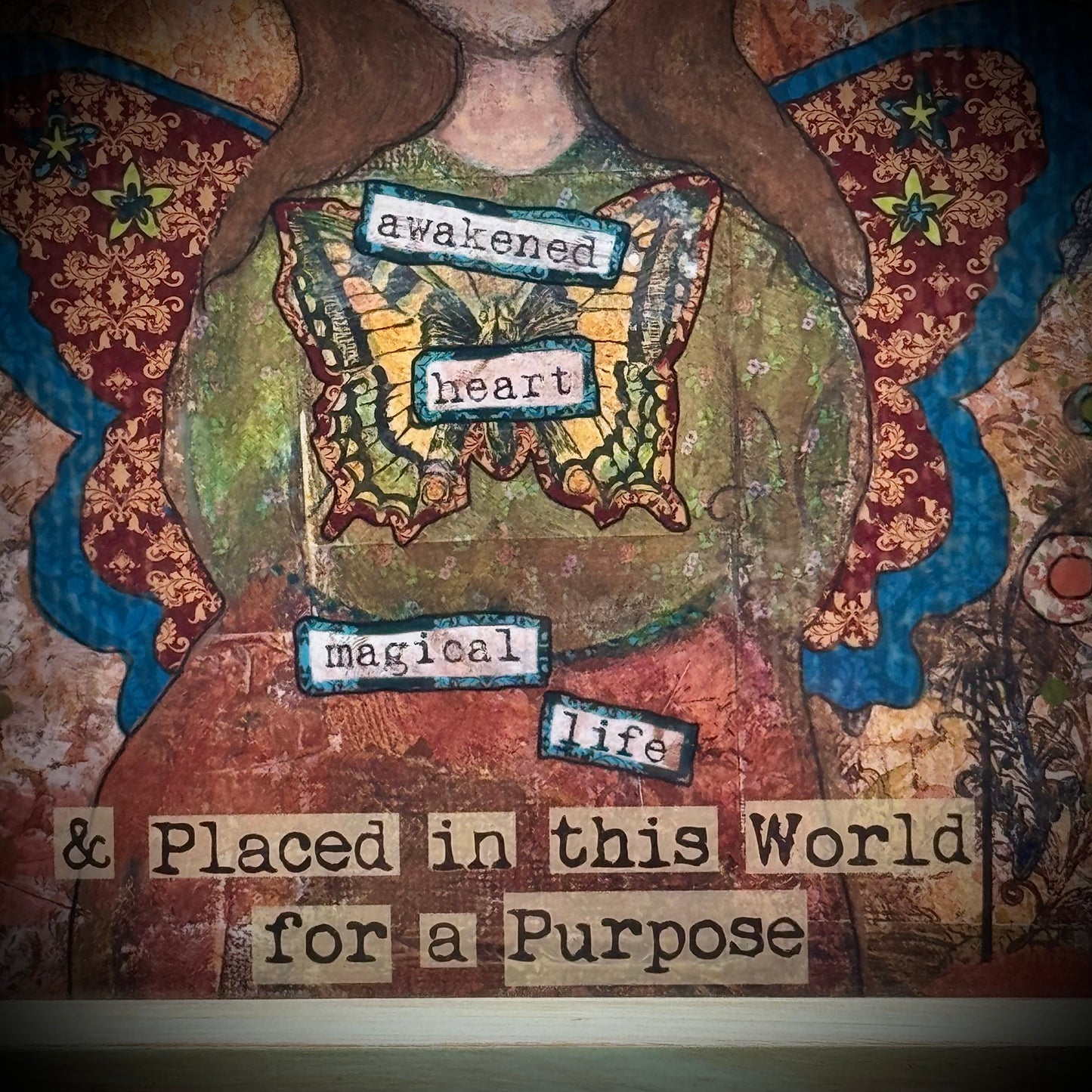Beautiful Framed Angel Art Print by Sedona Artist