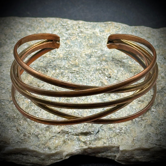 Free Form Copper Cuff Bracelet