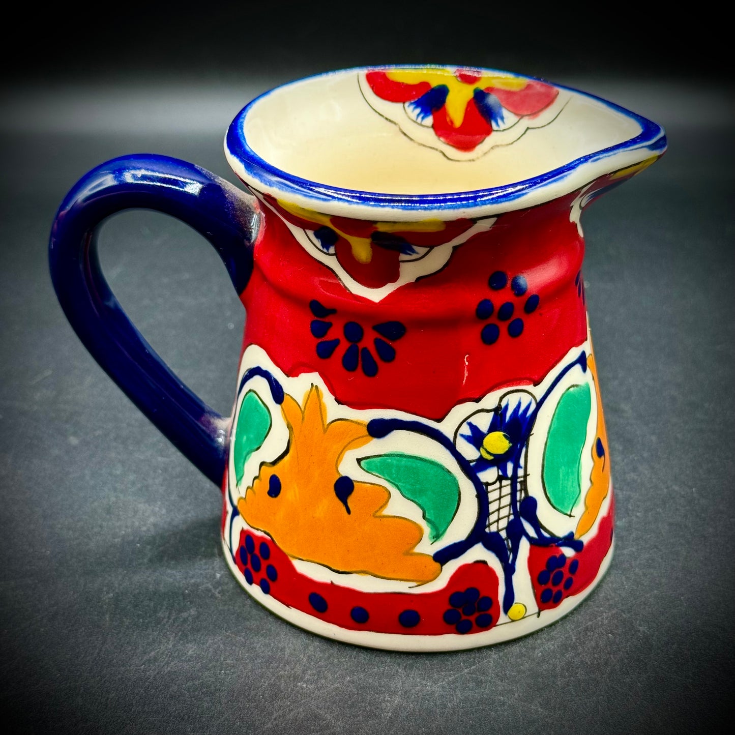 Artisan Talavera Mexican Pottery Creamer