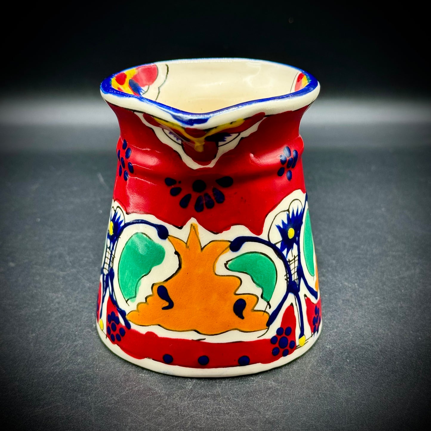 Artisan Talavera Mexican Pottery Creamer