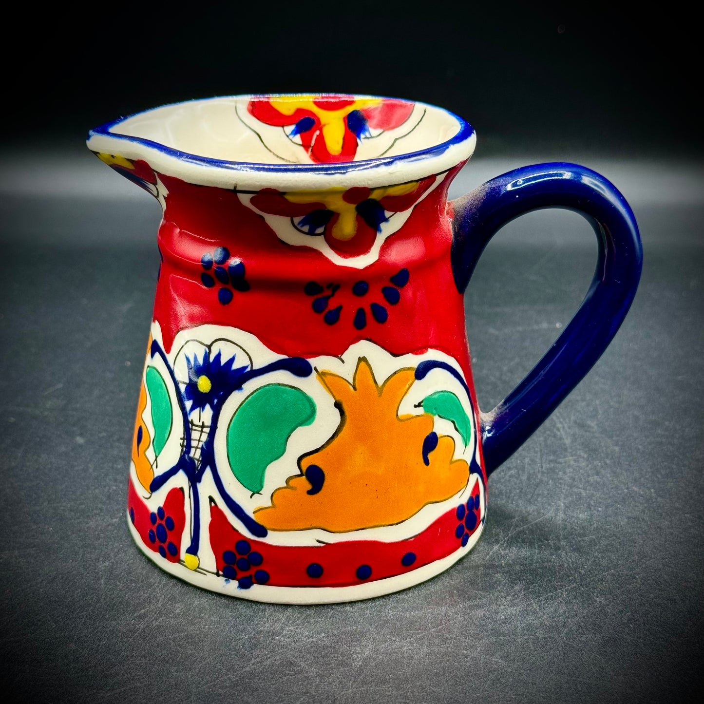 Artisan Talavera Mexican Pottery Creamer