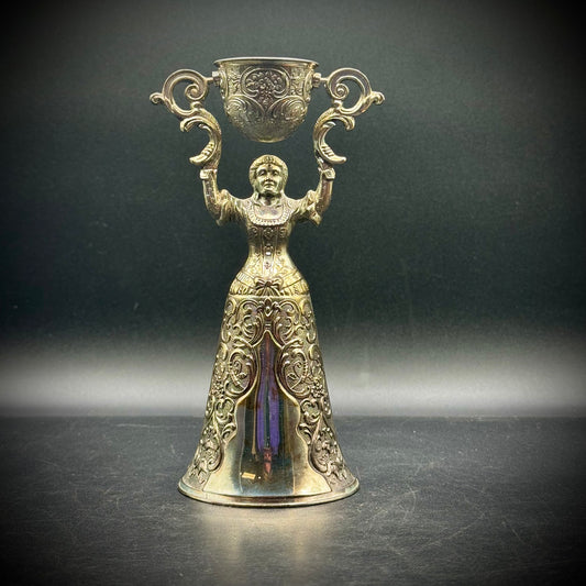 Vintage Silver Plated Wedding Goblet