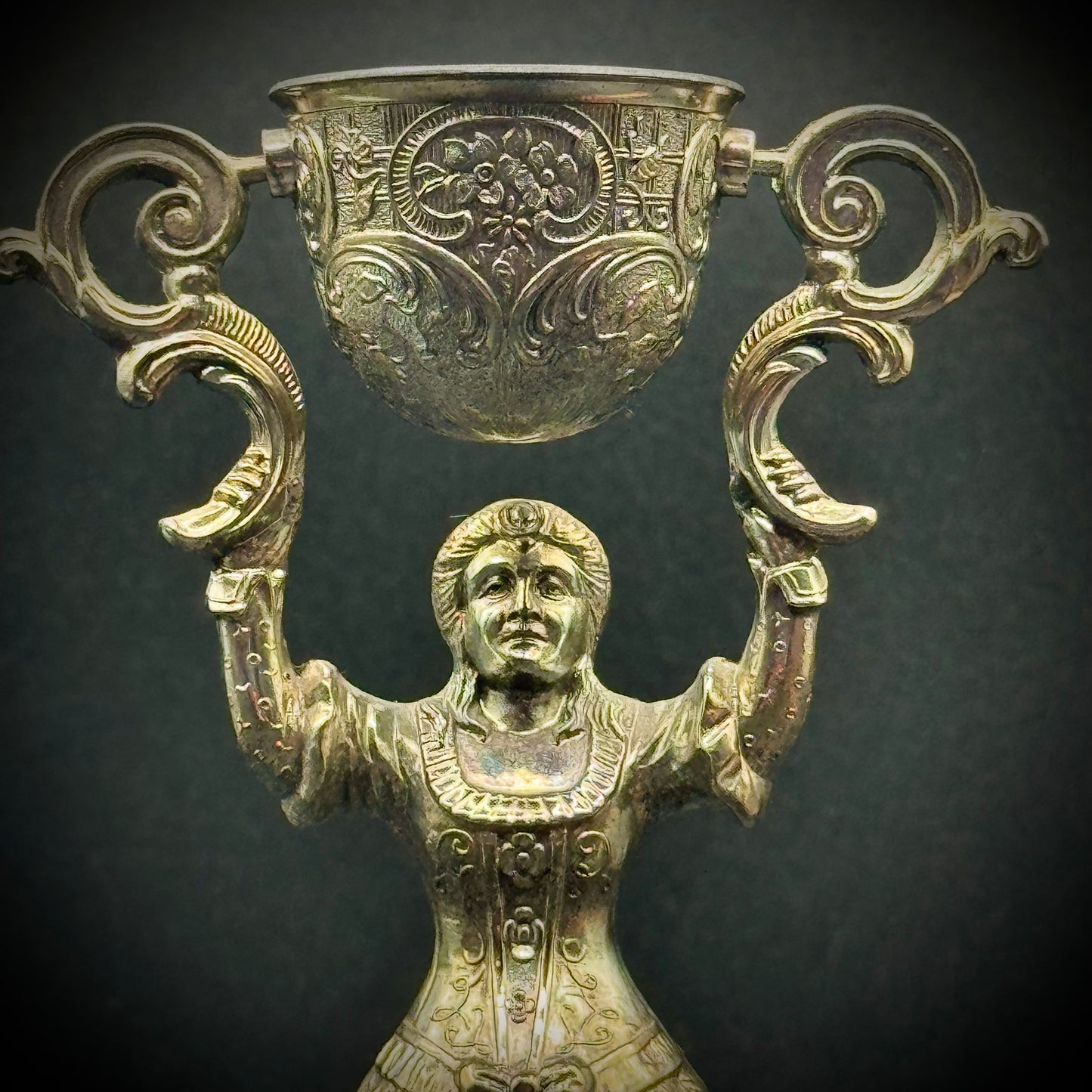 Vintage Silver Plated Wedding Goblet