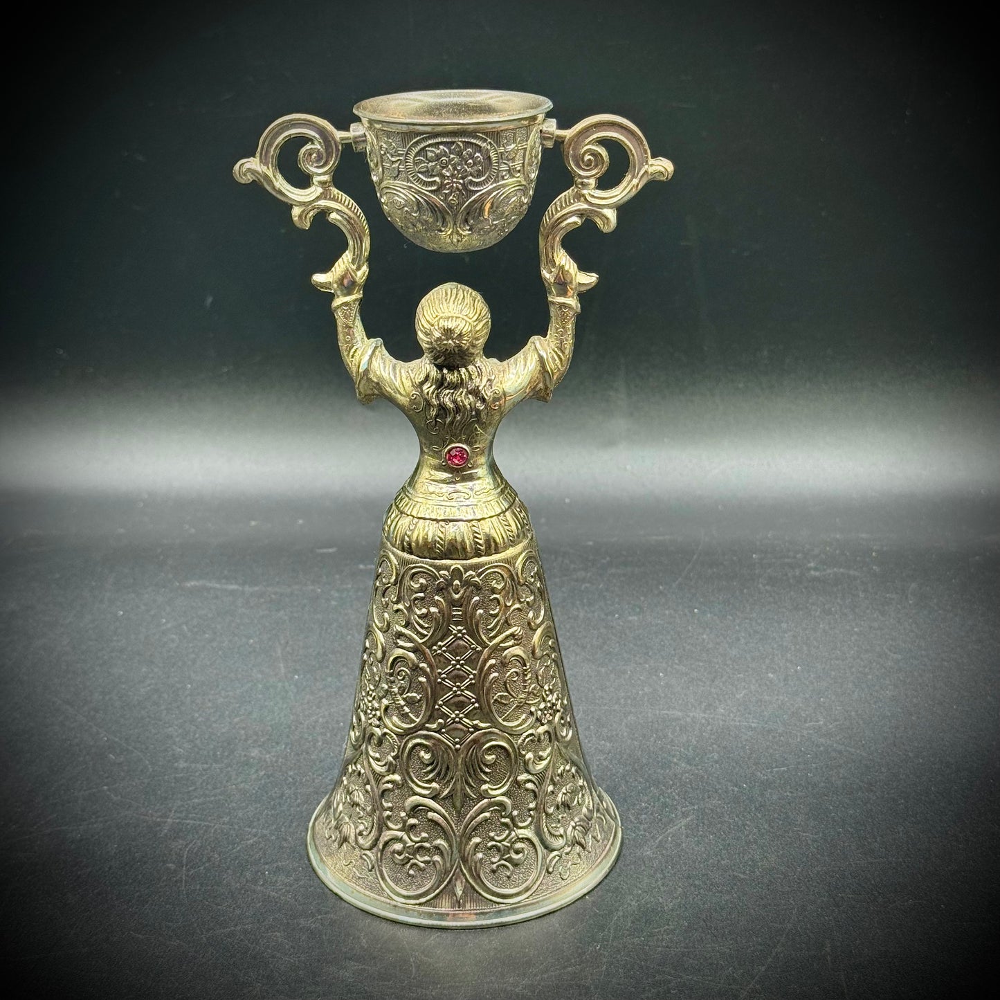 Vintage Silver Plated Wedding Goblet