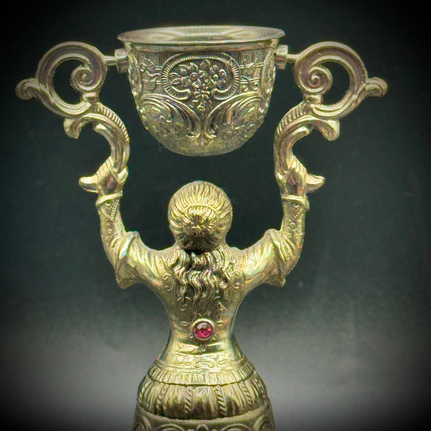 Vintage Silver Plated Wedding Goblet