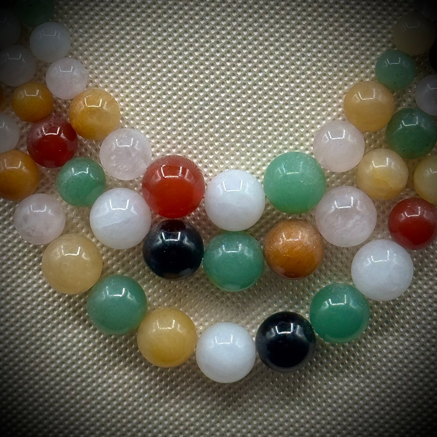 Designer Kalifano Natural Gemstone Three-Strand Necklace - New with Tag