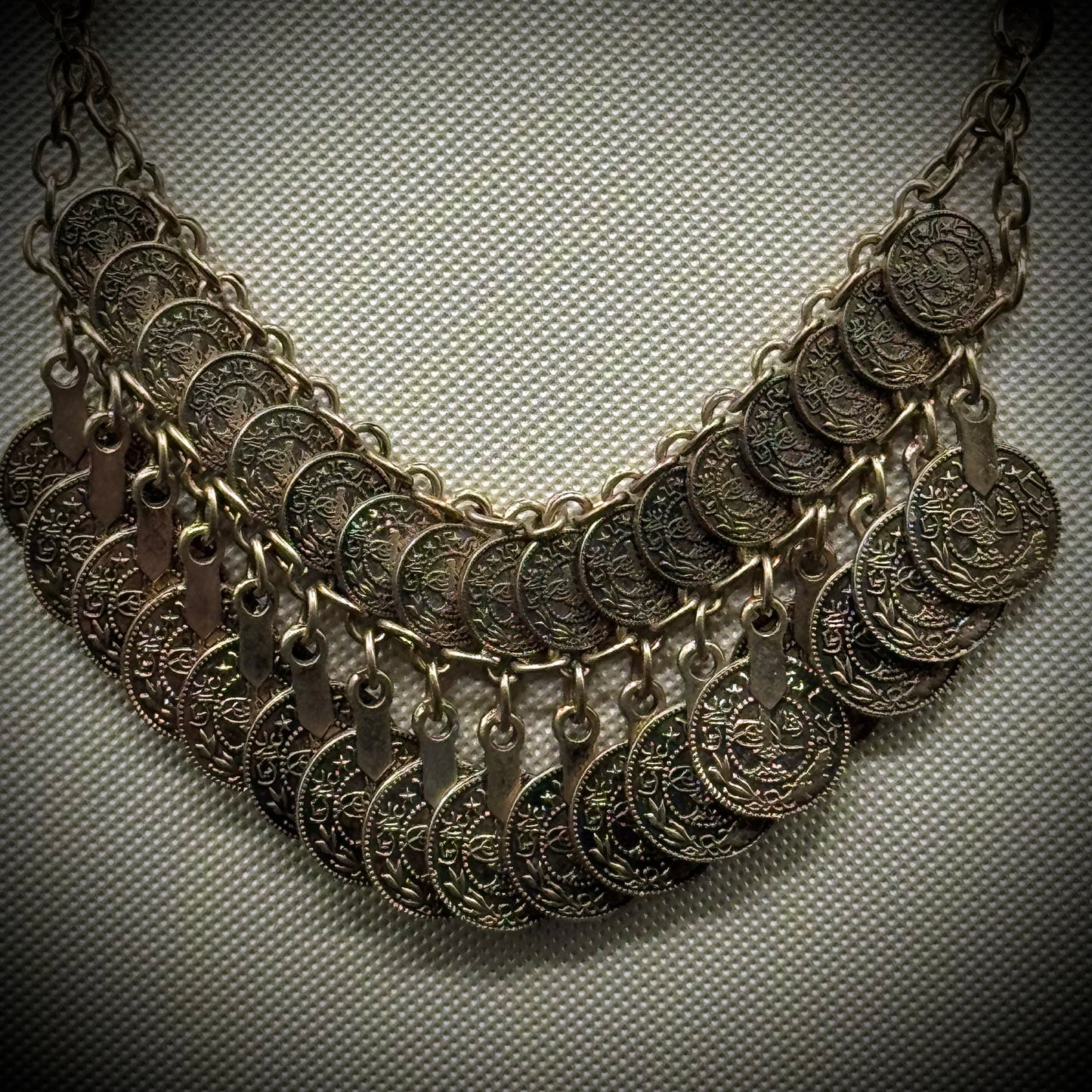 Vintage Large Coin Necklace