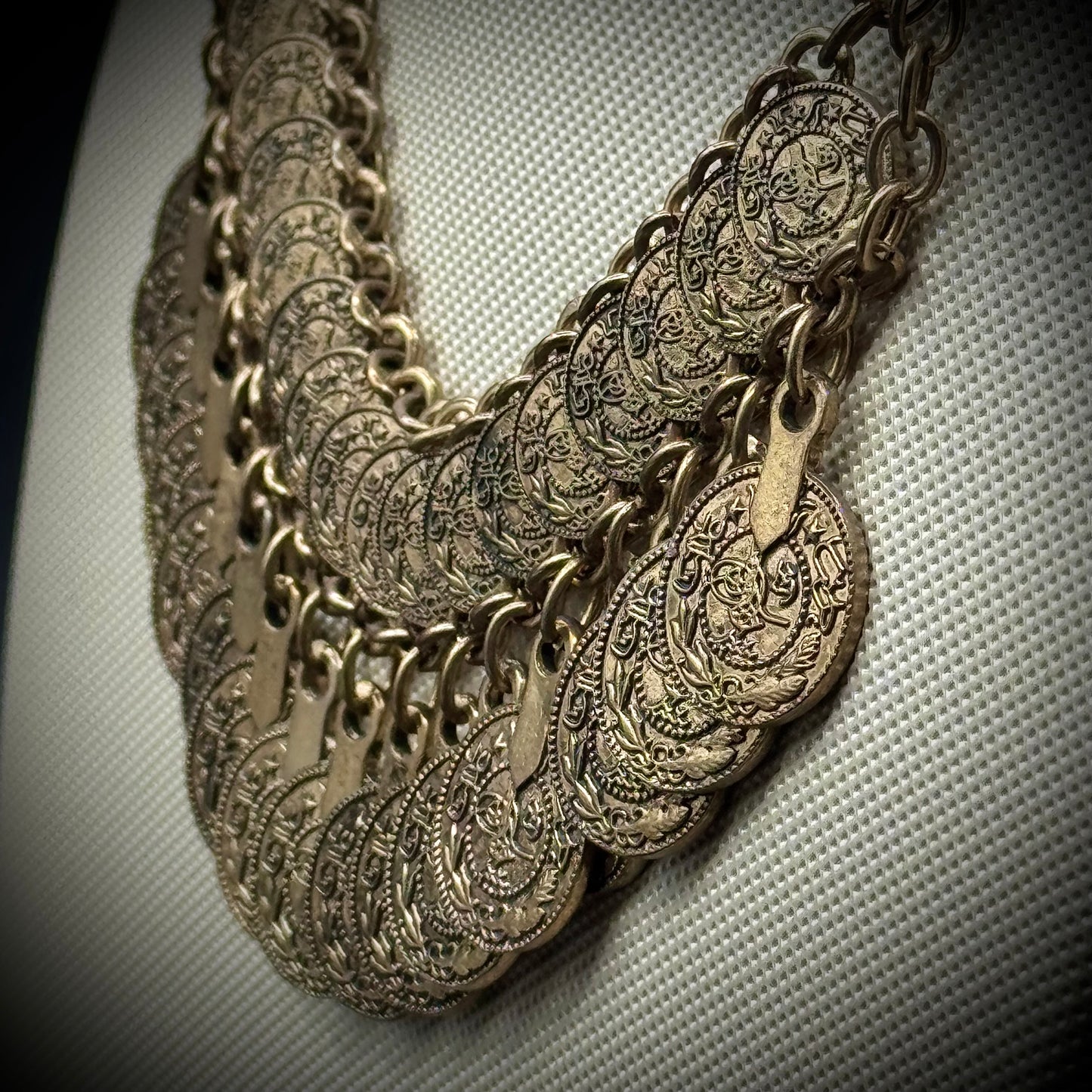 Vintage Large Coin Necklace