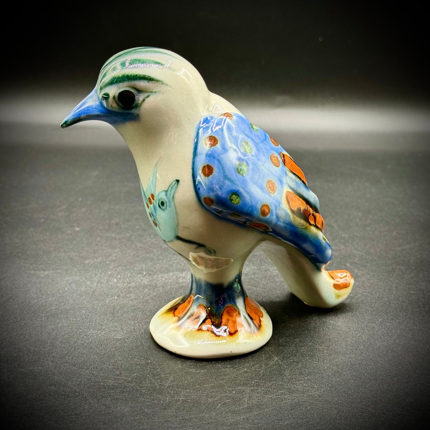 Exceptional Signed Ken Edwards Tonala Bird Figurine