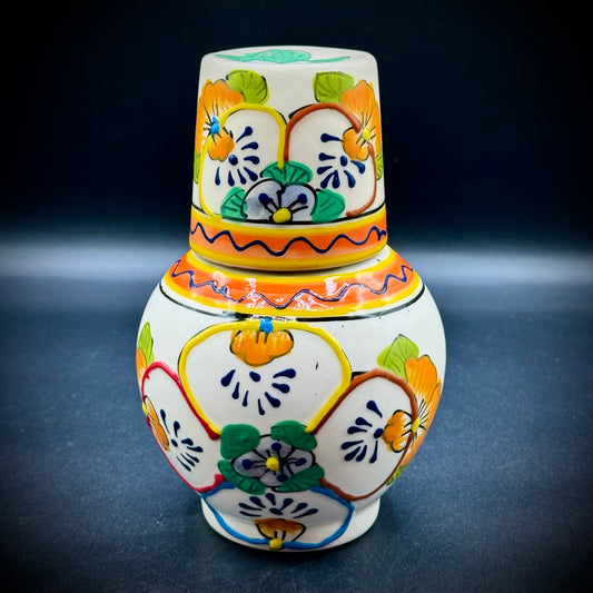 Artisan Made Mexican Talavera Pottery Tumble Up