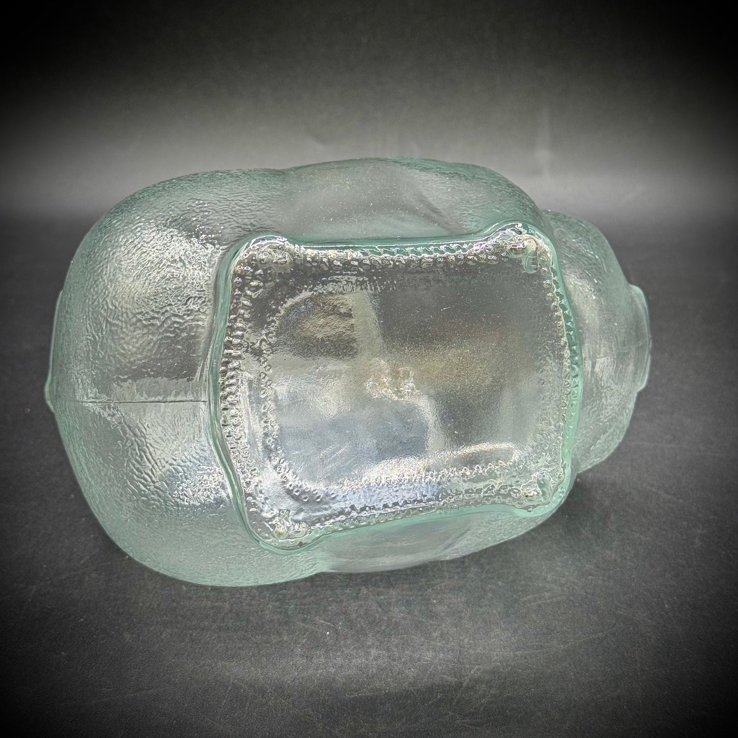 Vintage Anchor Hocking Glass Piggy Bank