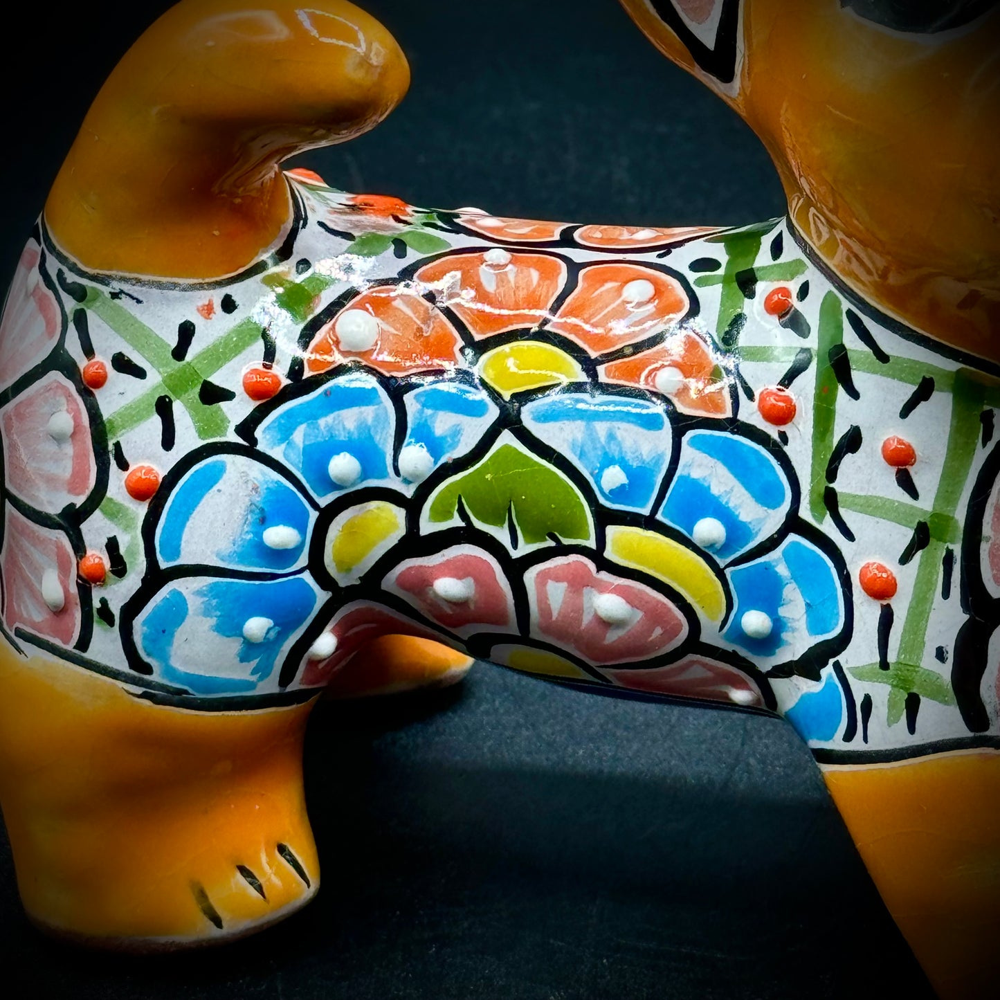 Colorful Talavera Mexican Pottery Chihuahua