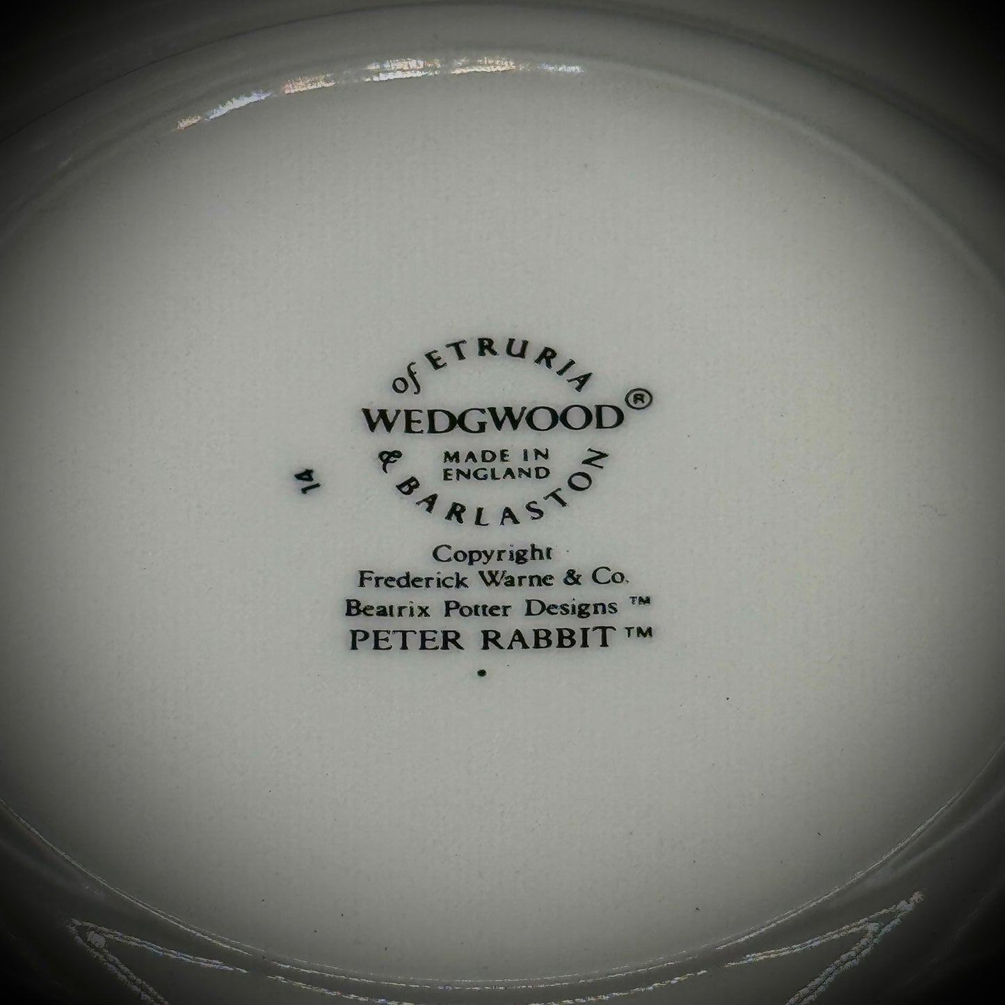 Set of Three Vintage Wedgwood Peter Rabbit Tea Set