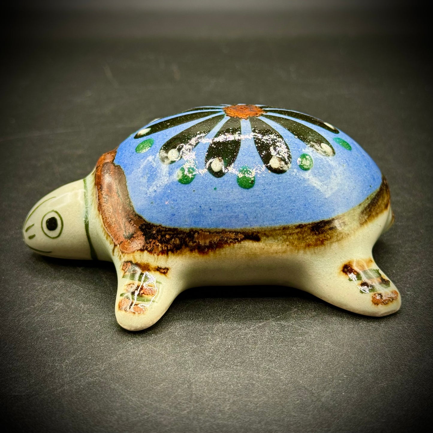 Ken Edwards Tonala Pottery Exceptional Turtle