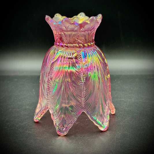 Vintage Fenton Iridescent Carnival Glass Votive/Candle Holder