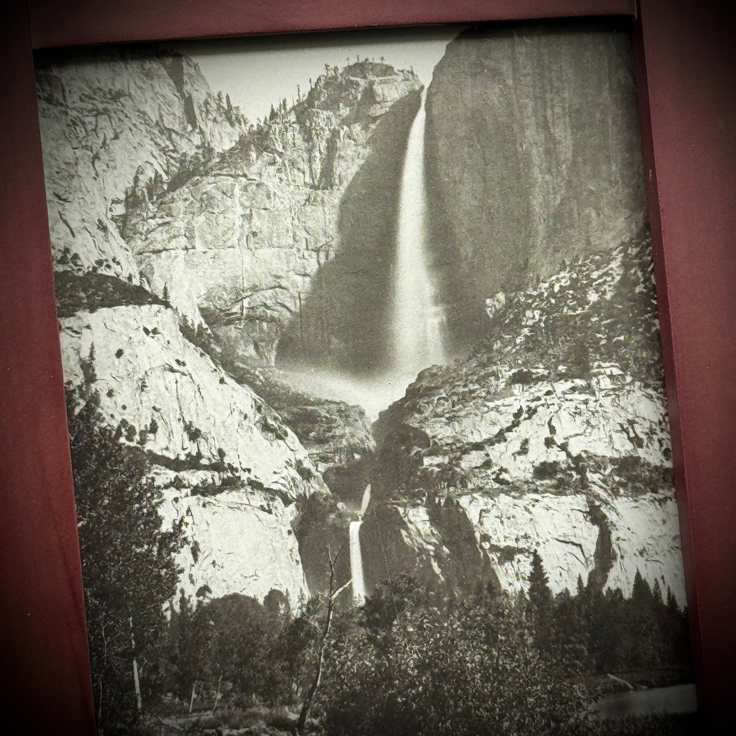 Arts & Crafts Style Wood Frame with Yellowstone Print