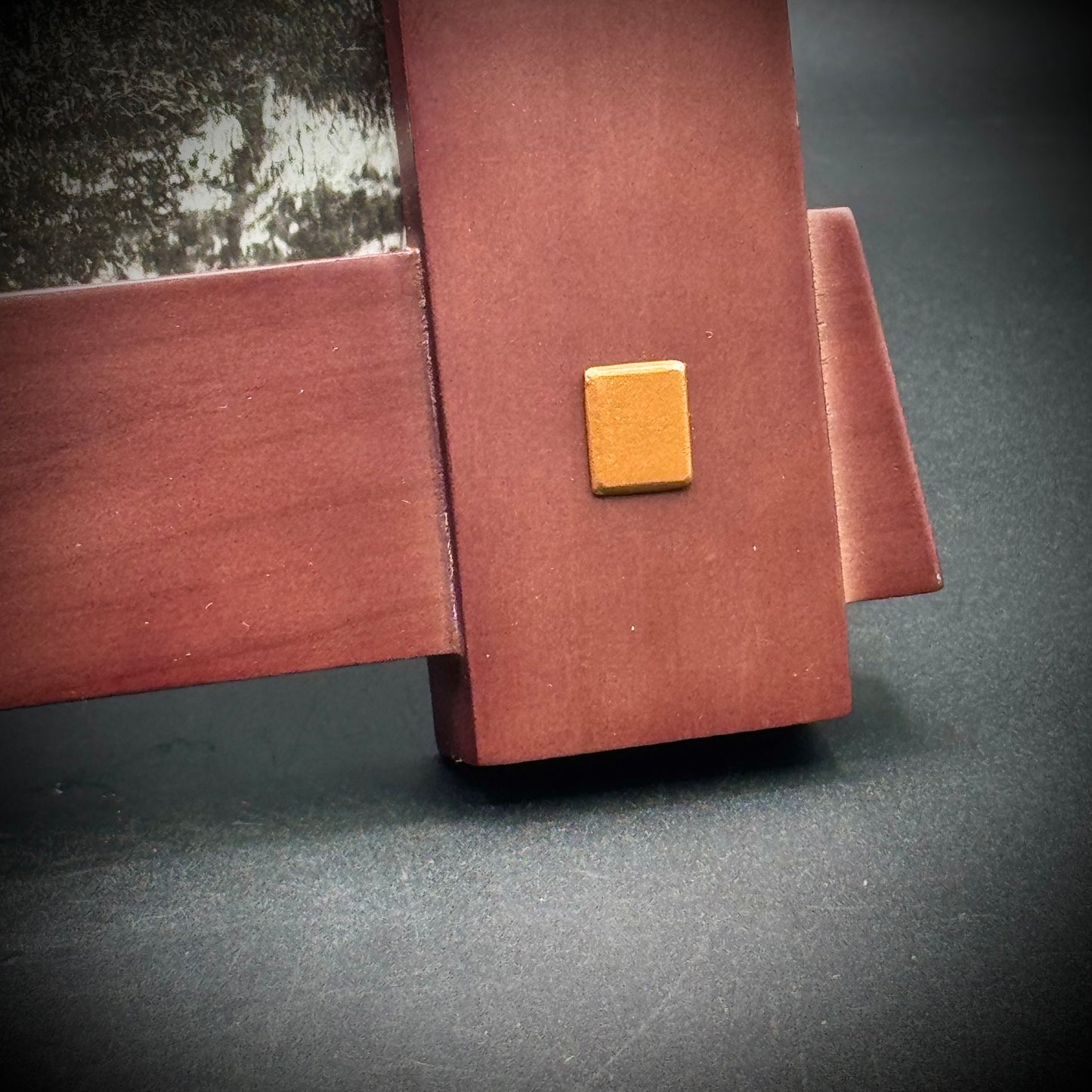 Arts & Crafts Style Wood Frame with Yellowstone Print