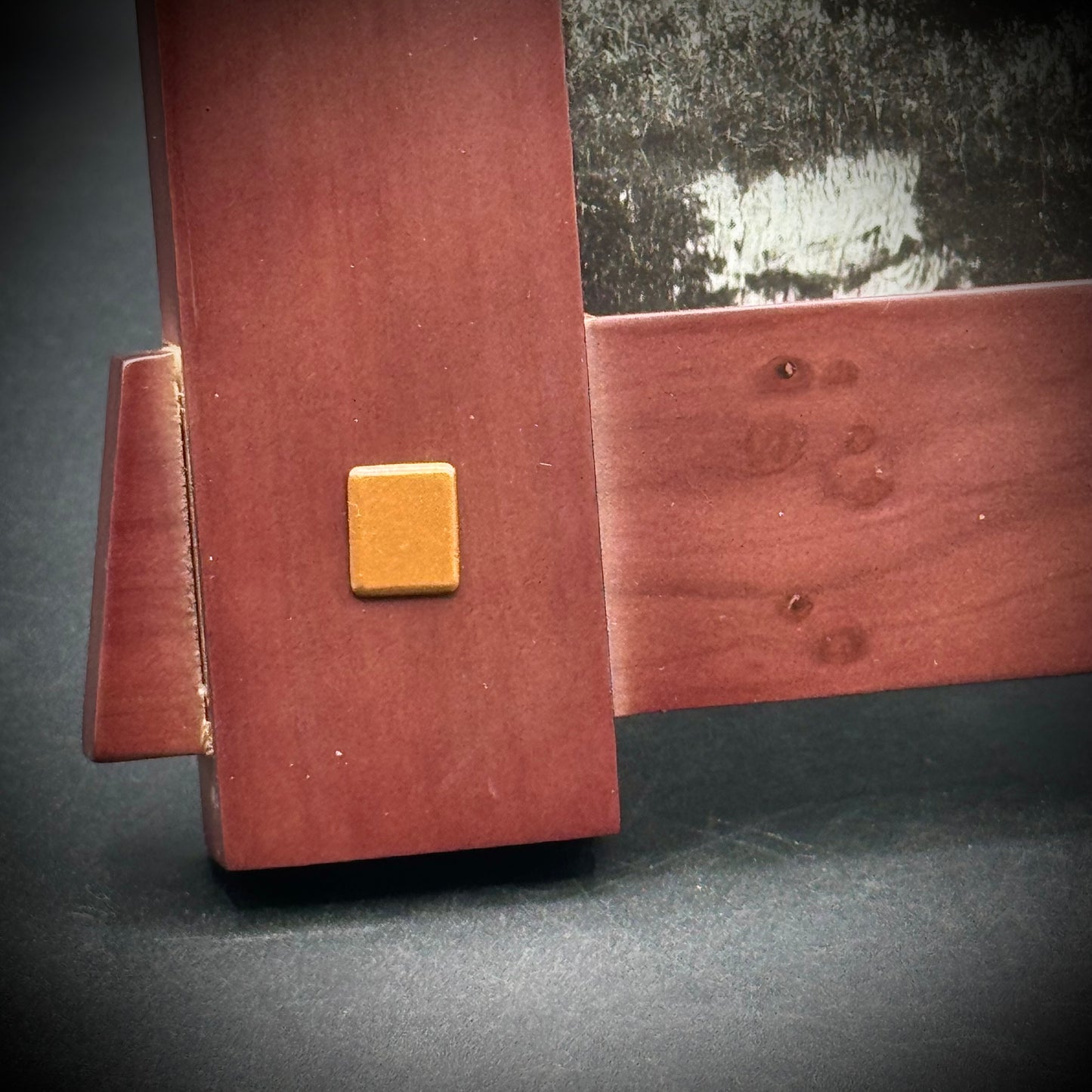 Arts & Crafts Style Wood Frame with Yellowstone Print