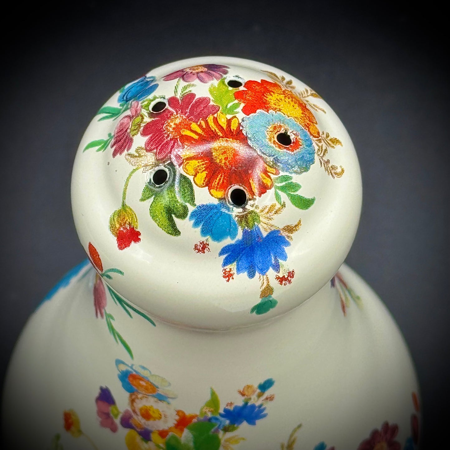 RARE MacKenzie Childs Shaker/Hat Pin Holder