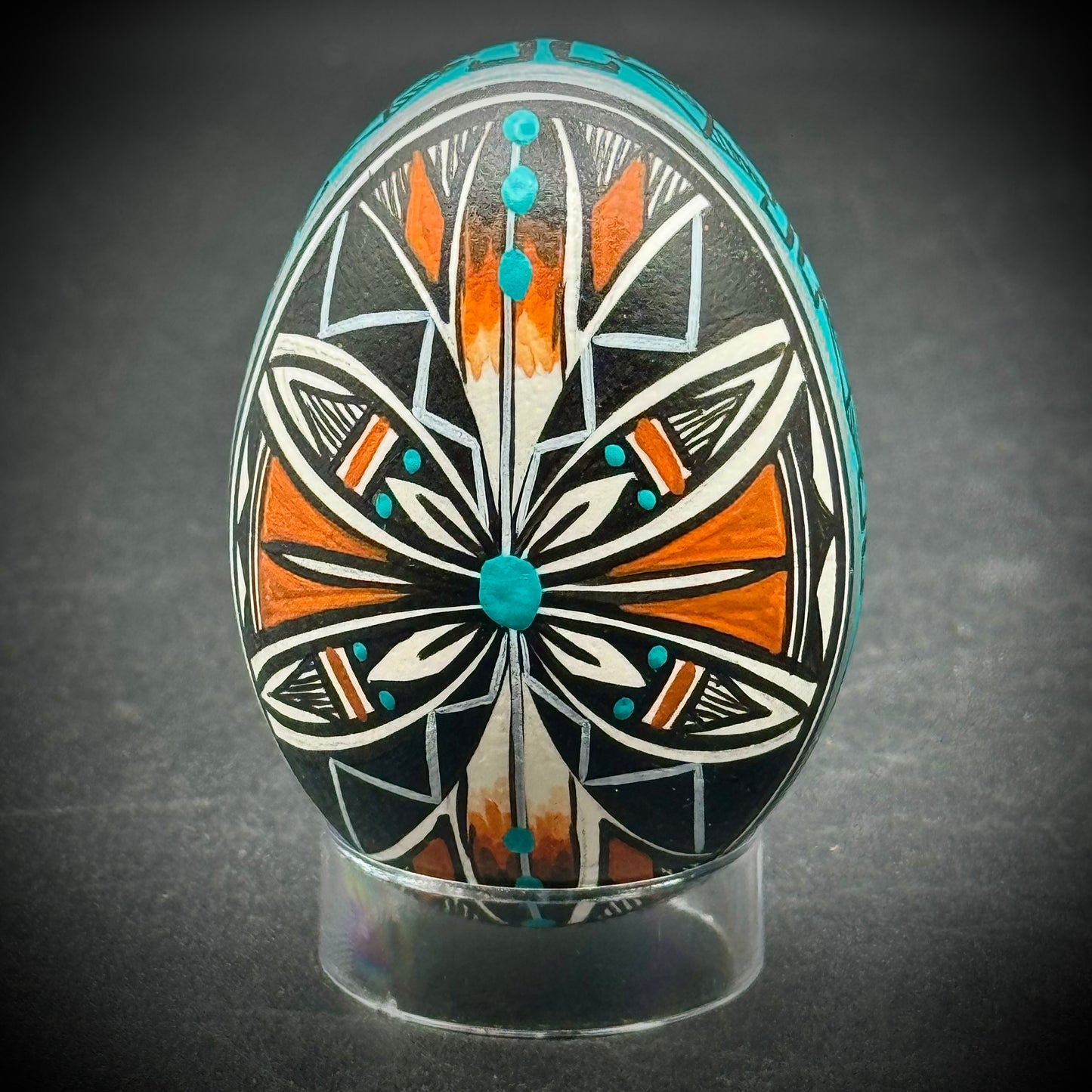 Two Hand Painted Eastern European Decorative Eggs (Group #2)